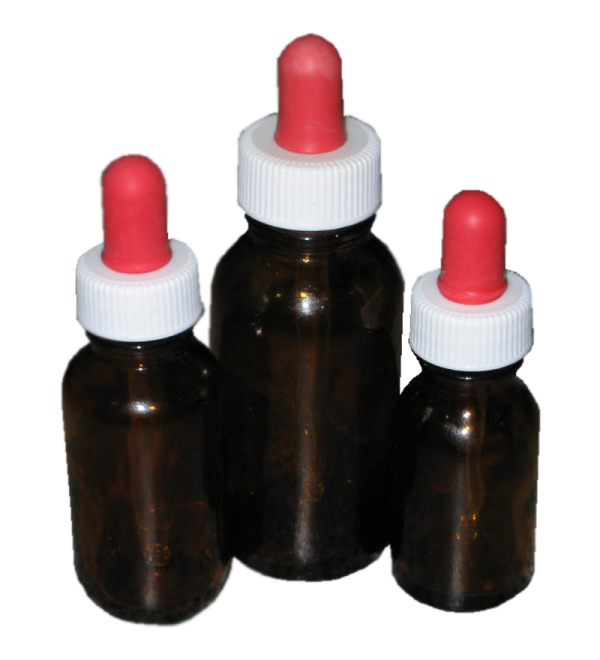 Dropper bottle with dropper - Pack of 6